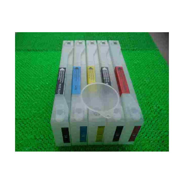 Pro9700/7700: 5 cartouches rechargeables 700 ml sans puce pour Epson 
