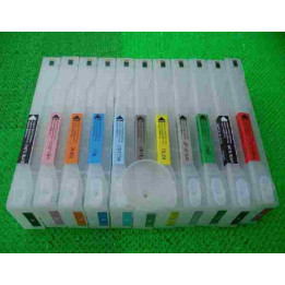 Pro97910/9910/7900/9900: 11 cartouches rechargeables 700 ml sans puce pour Epson 