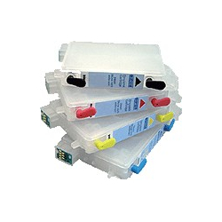 BX320FW: 4 cartouches d'encre vides rechargeables avec puce auto-reset