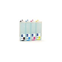 HP10+82XXL: kit  de cartouches compatibles rechargeables vides avec puces autoreset