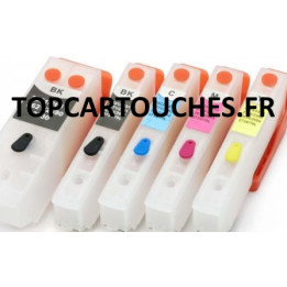 T3351: 5 cartouches rechargeables avec puces autoreset