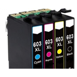 T603XXL: 4 cartouches compatibles Epson