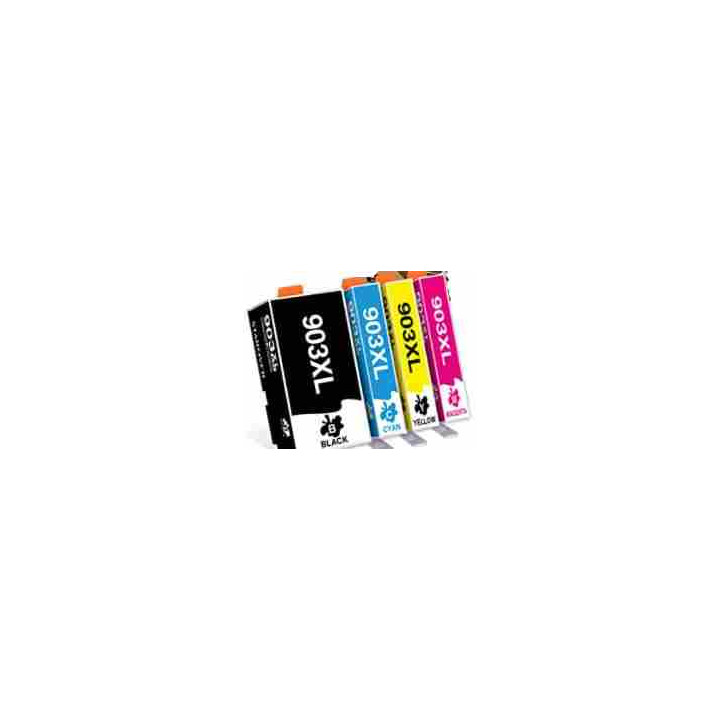 HP903xl: 4 cartouches compatibles pour HP