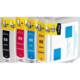 HP88xl: 4 cartouches compatibles