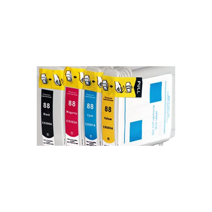 HP88xl: 4 cartouches compatibles
