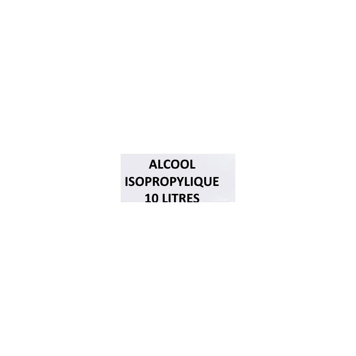 Alcool isopropylique 99,9% - 10L pour nettoyage imprimantes