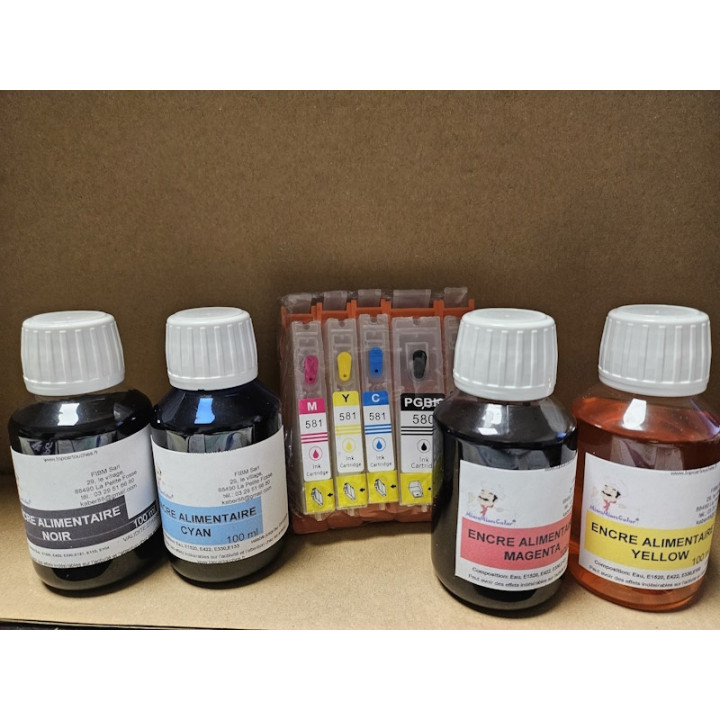 Kit alimentaire PGI570, 571avec cartouches rechargeables
