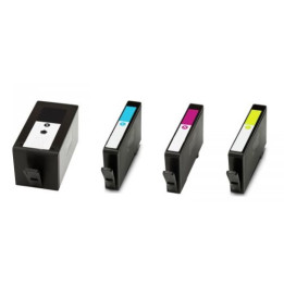 HP912xl 4 cartouches compatibles pour imprimante HP