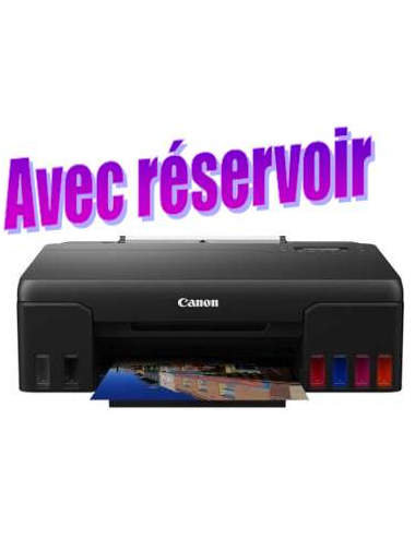 Canon G550 avec réservoir kit imprimante alimentaire