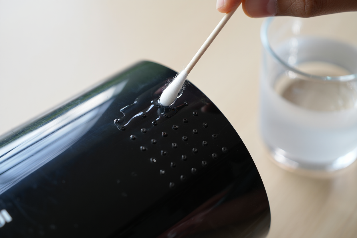 Nettoyage avec alcool isopropylique