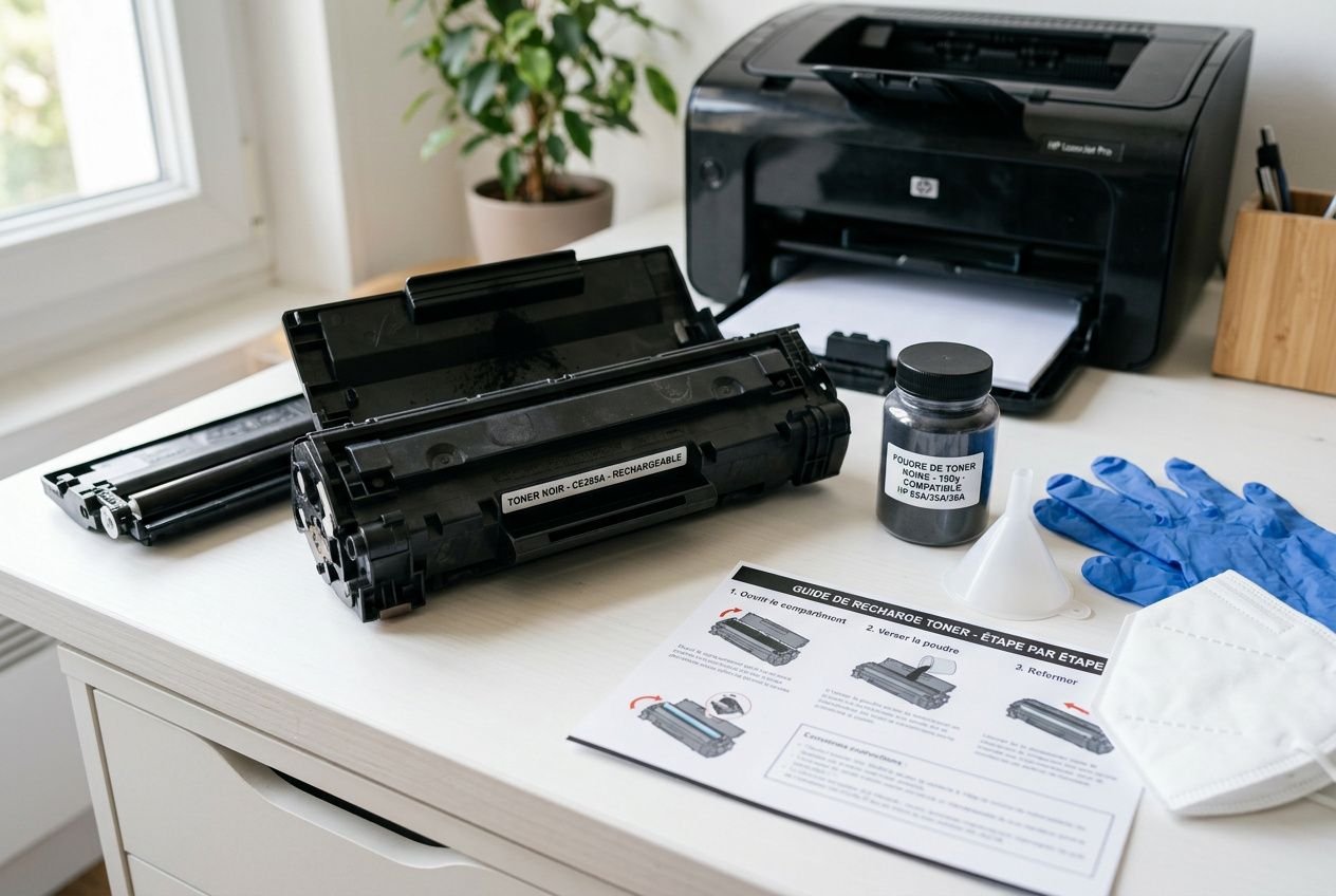Recharge toner imprimante : guide et kits pour votre cartouche
