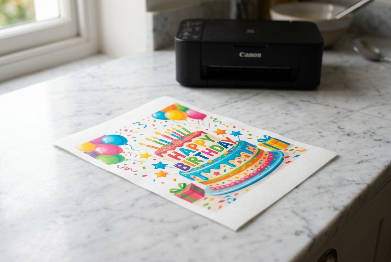 Qu'est-ce que le papier comestible imprimable ?