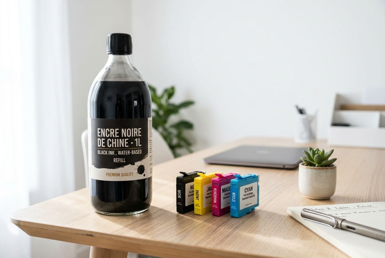 Prix d'un litre d'encre d'imprimante : combien ça coûte ?